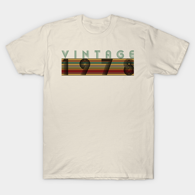 t shirt vintage 1978